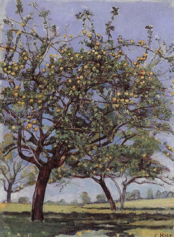 Ferdinand Hodler Apple trees oil painting image